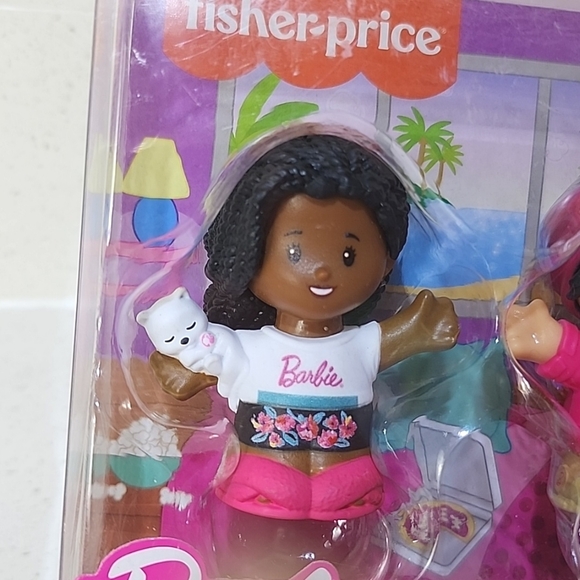 Fisher-Price Barbie Sweaters figures. Little People 2 Pack Set. New in package. - Picture 3 of 5